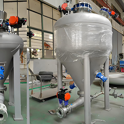 正壓輸送（氣力輸送),倉泵氣力輸送